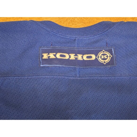 Vintage KOHO NEW YORK RANGERS BLUE JERSEY SIZE XXL Lace Front EUC Blank Back - Picture 17 of 17